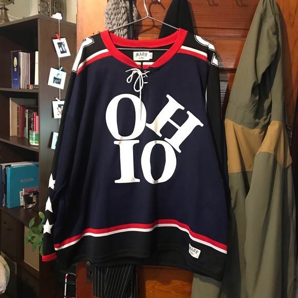 Made By Ngo Ohio hockey jersey - Picture 1 of 4